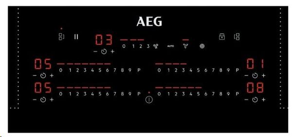 AEG CCS84751CB induksjonstopp med integrert ventilator