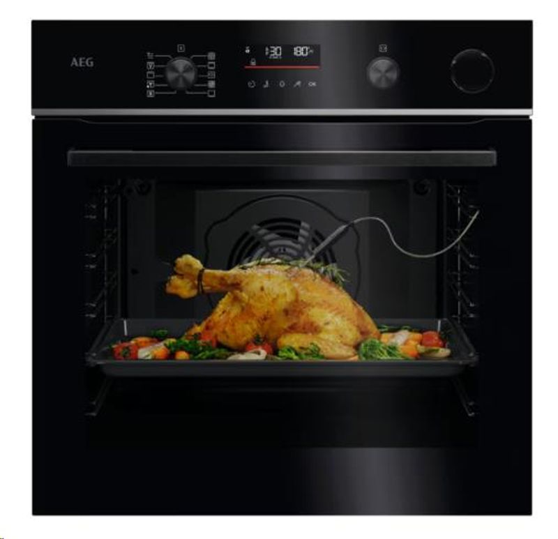 AEG TR6PB52XSB 6000 SenseCook m/SteamCrisp Varmluftsovn/Damp