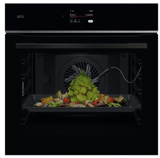 Hovedbilde AEG TE8PB73XAB 7000 MealAssist Varmluftsovn